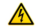 Advertencia de riesgo eléctrico